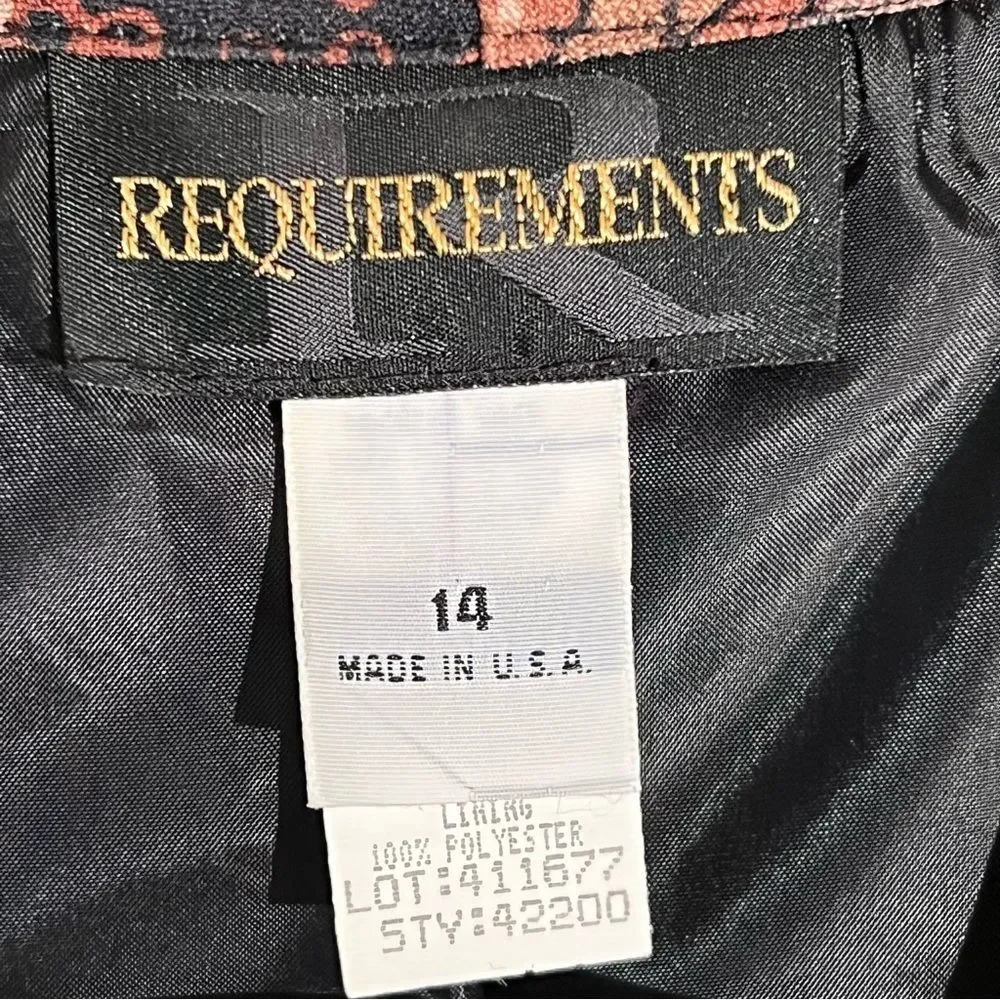 Vintage REQUIREMENTS blazer 🖤 excellent condition 🖤 size 14